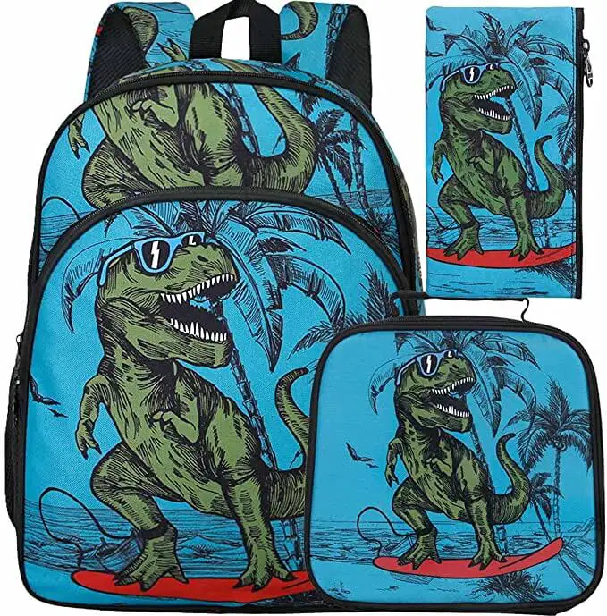 Dinosaur School Bag Set for Kids