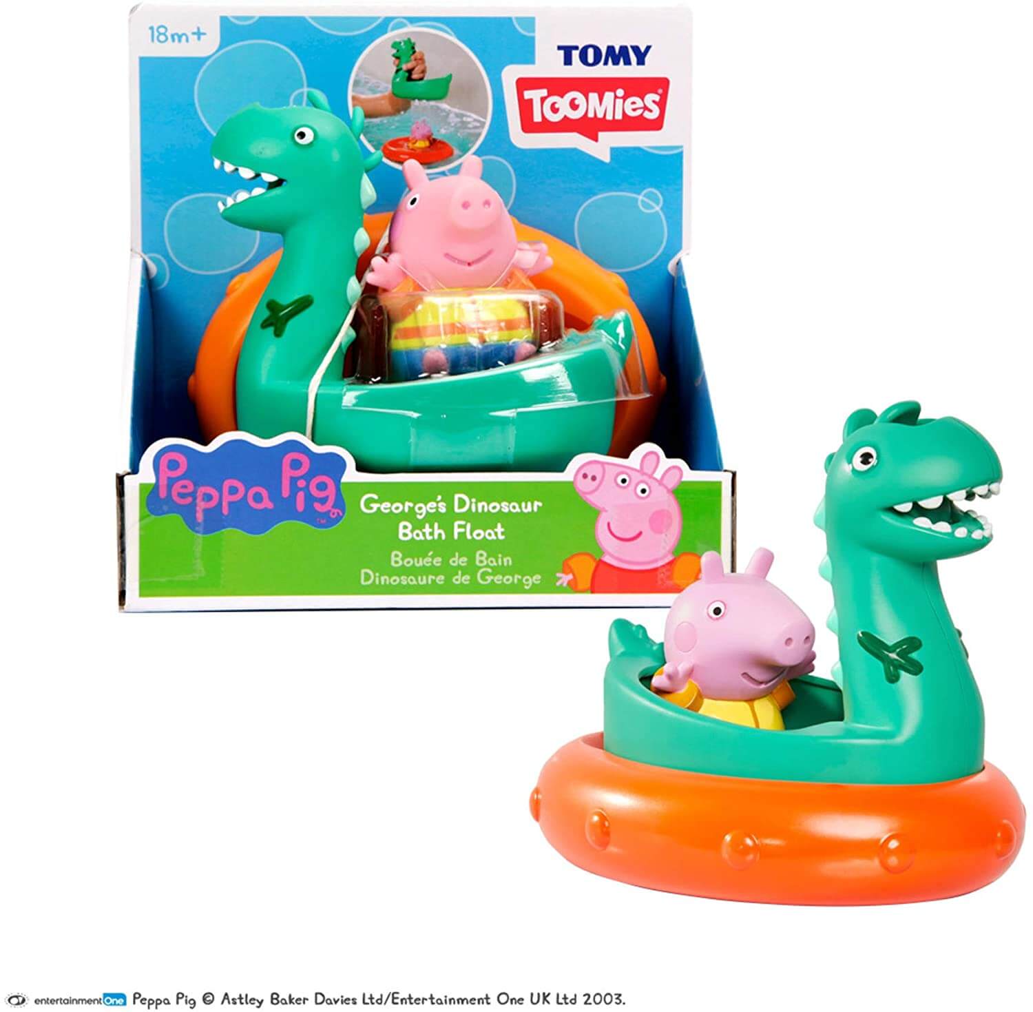 George Pig and Dinosaur Bath Toy