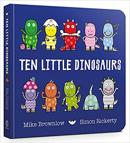 Ten Little Dinosaurs Booard Book