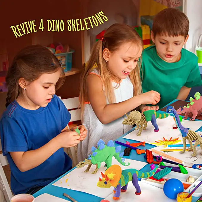 Dinosaur-Activity-at-Party-Clay-Model