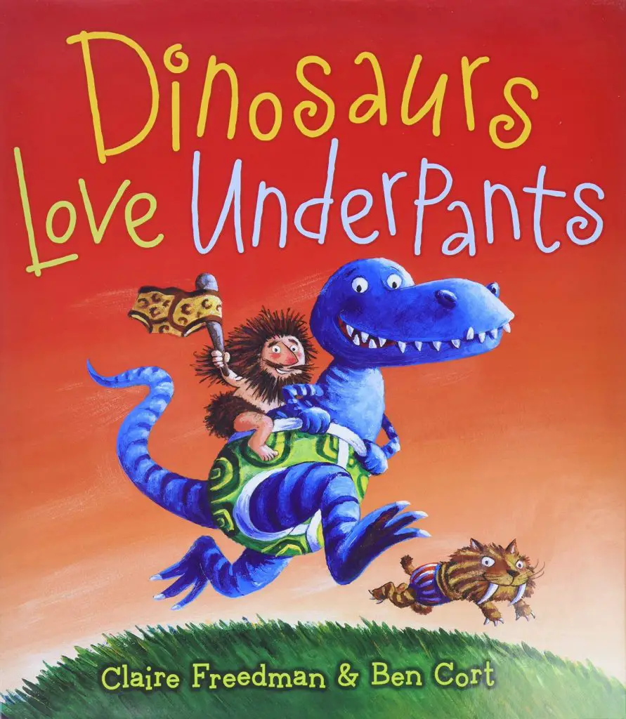 Dinosaurs love underpants book