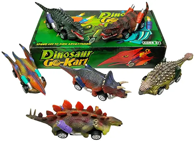 Dinosaur Pull Back Car Gift